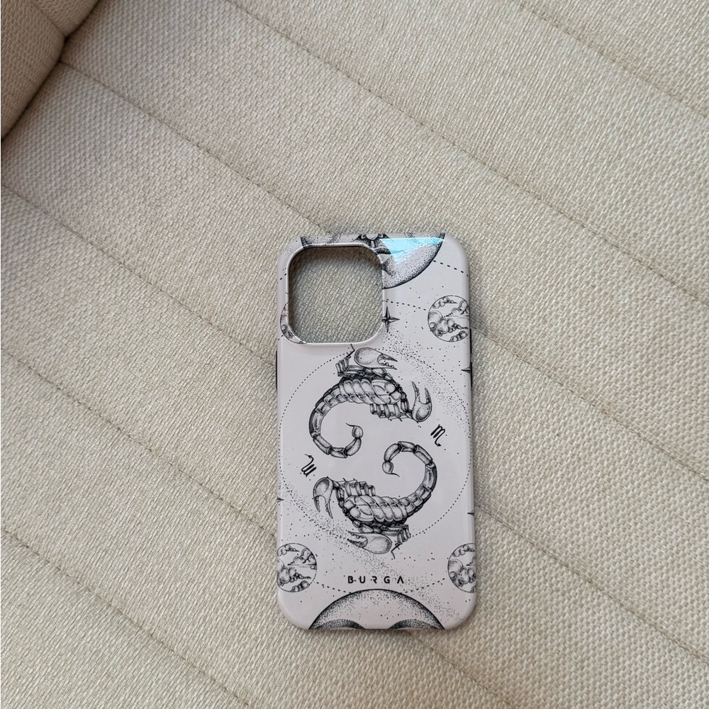 Burga Zodiac Scorpion Phone Case - White
